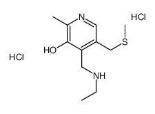 4-[(ethylamino)methyl]-2-methyl-5-[(methylthio)methyl]pyridin-3-ol dihydrochloride结构式