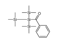 phenyl-tris(trimethylsilyl)silylmethanone结构式