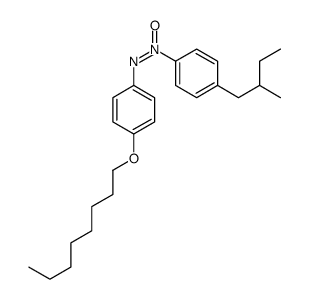 [4-(2-methylbutyl)phenyl]-(4-octoxyphenyl)imino-oxidoazanium结构式
