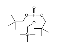 bis(2,2-dimethylpropyl) trimethylsilylmethyl phosphate Structure