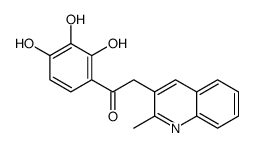 2-(2-methylquinolin-3-yl)-1-(2,3,4-trihydroxyphenyl)ethanone结构式