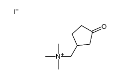trimethyl-[(3-oxocyclopentyl)methyl]azanium,iodide结构式