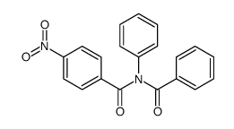 N-benzoyl-4-nitro-N-phenylbenzamide结构式