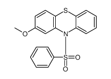 10-(benzenesulfonyl)-2-methoxyphenothiazine Structure