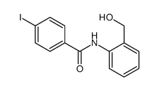 N-[2-(hydroxymethyl)phenyl]-4-iodobenzamide Structure