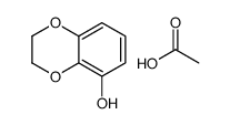 acetic acid,2,3-dihydro-1,4-benzodioxin-5-ol Structure