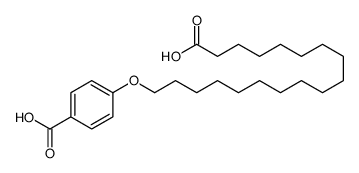 4-(17-carboxyheptadecoxy)benzoic acid结构式