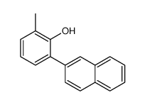 2-methyl-6-naphthalen-2-ylphenol结构式