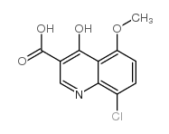 8-氯-4-羟基-5-甲氧基喹啉-3-羧酸图片