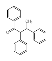 1-Butanone,1,2,3-triphenyl- structure