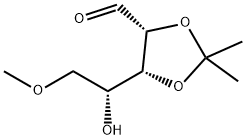 5-O-Methyl-2-O,3-O-isopropylidene-D-ribose structure