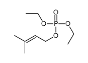 diethyl 3-methylbut-2-enyl phosphate Structure