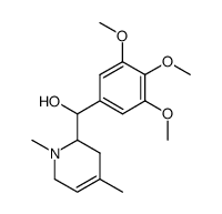 (1,4-dimethyl-1,2,3,6-tetrahydro-pyridin-2-yl)-(3,4,5-trimethoxy-phenyl)-methanol结构式