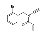 N-[(2-bromophenyl)methyl]-N-ethynylprop-2-enamide结构式