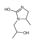 1-(2-hydroxypropyl)-5-methylimidazolidin-2-one结构式