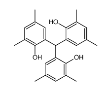 2-[bis(2-hydroxy-3,5-dimethylphenyl)methyl]-4,6-dimethylphenol结构式