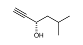(S)-5-methyl-1-hexyn-3-ol结构式