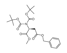 Boc2-Asp(OBn)-OMe结构式