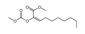 methyl 2-methoxycarbonyloxydec-2-enoate Structure