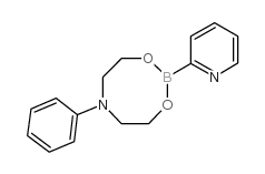 N-Phenyldiethanolamine 2-pyridylboronate Structure