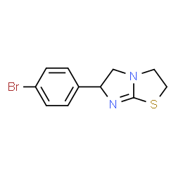 6-(4-BROMOPHENYL)-2,3,5,6-TETRAHYDROIMIDAZO[2,1-B]THIAZOLE Structure