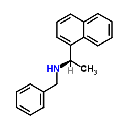 (1R)-N-Benzyl-1-(1-naphthyl)ethanamine Structure