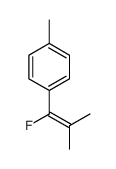 1-(1-fluoro-2-methylprop-1-enyl)-4-methylbenzene结构式