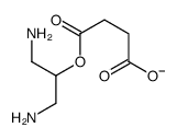 4-(1,3-diaminopropan-2-yloxy)-4-oxobutanoate结构式