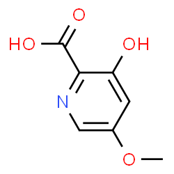 2-Pyridinecarboxylicacid,3-hydroxy-5-methoxy-(9CI) structure