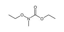 N-methyl-N-ethoxyurethane Structure