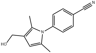 4-[3-(hydroxymethyl)-2,5-dimethyl-1h-pyrrol-1-yl]-benzonitrile Structure