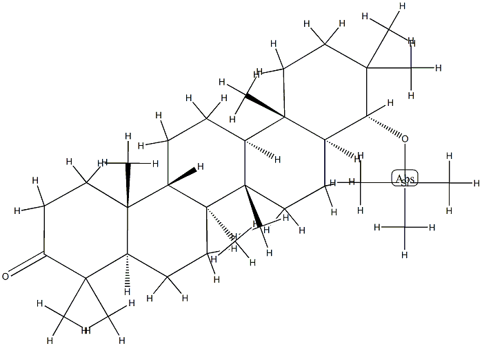 (8α,9β,13α,14β,17α,18β)-21,21-Dimethyl-22α-(trimethylsiloxy)-29,30-dinorgammaceran-3-one picture