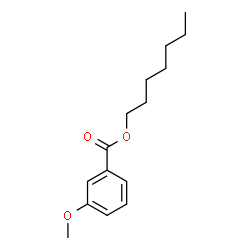 3-Methoxybenzoic acid heptyl ester structure