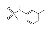 3-methyl methanesulphonanilide Structure