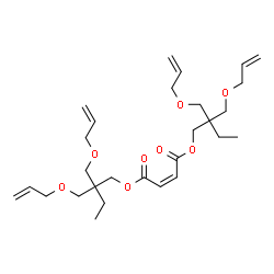 bis[2,2-bis[(allyloxy)methyl]butyl] maleate Structure