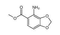 4-amino-benzo[1,3]dioxole-5-carboxylic acid methyl ester Structure