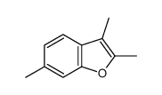 Benzofuran,2,3,6-trimethyl- Structure