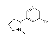 3-bromo-5-(1-methylpyrrolidin-2-yl)pyridine结构式