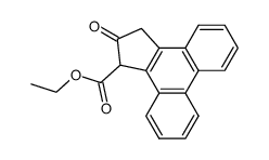 2-oxo-2,3-dihydro-1H-cyclopenta[l]phenanthrene-1-carboxylic acid ethyl ester结构式