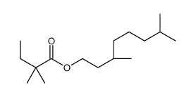 [(3R)-3,7-dimethyloctyl] 2,2-dimethylbutanoate Structure