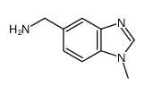 1H-Benzimidazole-5-methanamine,1-methyl-(9CI)结构式