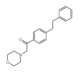 Ethanone,2-(4-morpholinyl)-1-[4-(2-phenylethyl)phenyl]- structure