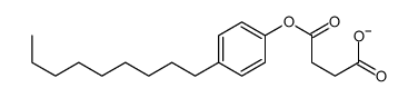 4-(4-nonylphenoxy)-4-oxobutanoate结构式