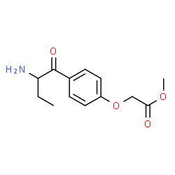 Acetic acid,[4-(2-amino-1-oxobutyl)phenoxy]-,methyl ester (9CI)结构式