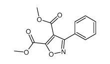 dimethyl 3-phenyl-1,2-oxazole-4,5-dicarboxylate结构式