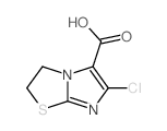 6-氯-2,3-二氢-咪唑并[2,1-b]噻唑-5-羧酸结构式