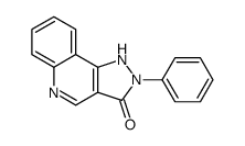 2-phenylpyrazolo(4,3-c)quinolin-3(5H)-one Structure