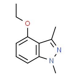 1H-Indazole,4-ethoxy-1,3-dimethyl-(9CI) structure