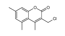 3-chloromethyl-4,5,7-trimethylcoumarin Structure
