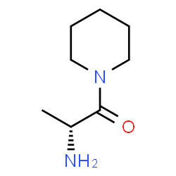 Piperidine, 1-[(2R)-2-amino-1-oxopropyl]- (9CI)结构式